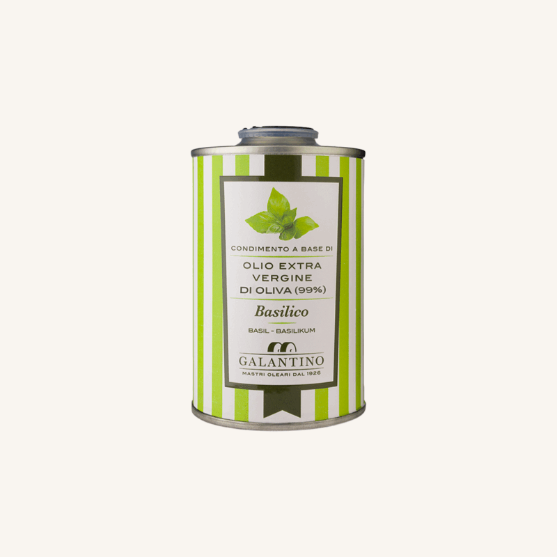 Huile d'olive AROMATISÉE BASILIC