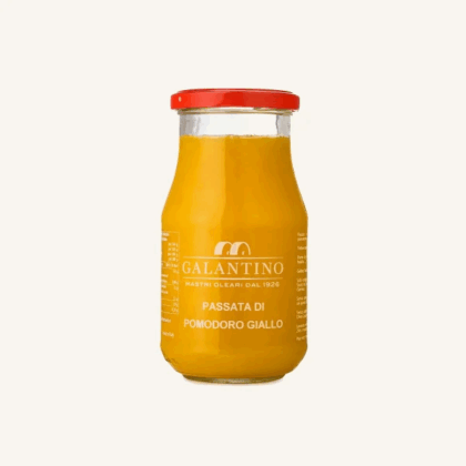 Purée de tomates jaunes des Pouilles