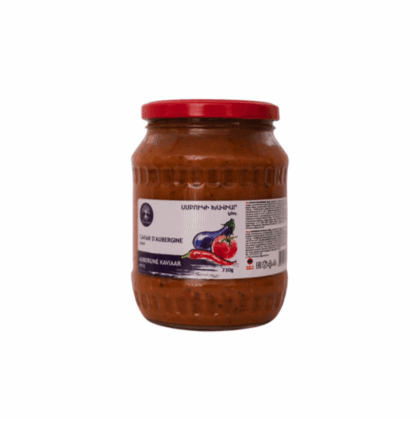 Caviar d’aubergines épicé (bocal en verre de 730 g)