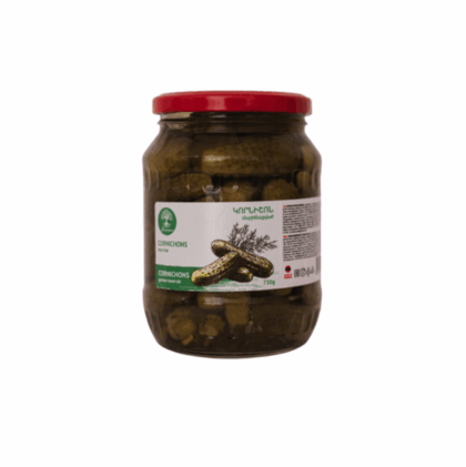 Cornichons croquants marinés