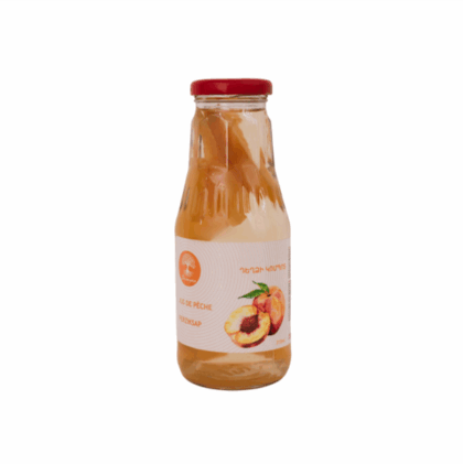 Compote de pêche (bouteille en verre 310 ml)